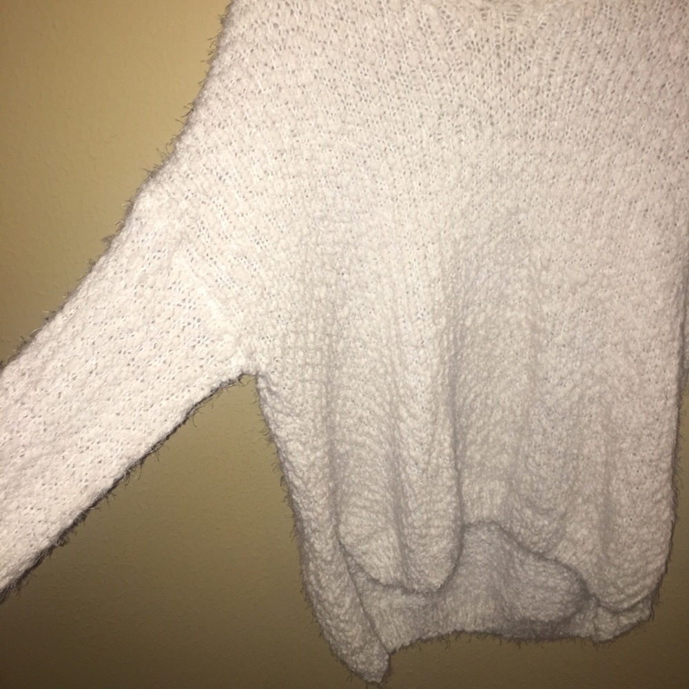 White Cozy Sweater